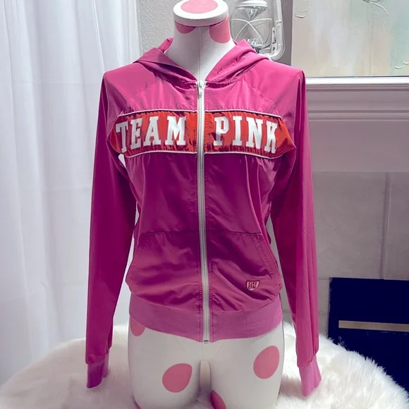Victoria’s Secret PINK Vintage Team PINK Jacket Like New Excellent Condi… - Picture 10 of 10